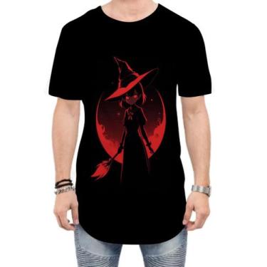 Imagem de Camiseta Longline Bruxa Halloween Vermelha 9 - Kasubeck Store