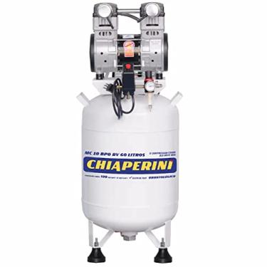 Imagem de COMPRESSOR DE AR ODONTOLOGICO MC 10 BPO 60LT 220V ISENTO DE OLEO - 020635 - CHIAPERINI