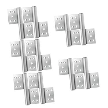 Imagem de Veemoon 5 Pares Dobradiças para portas corta-fogo levante as dobradiças dobradiça da porta Dobradiça de armário ferragem da porta dobradiças para madeira destacável pequena dobradiça suíte