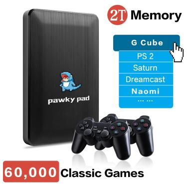 Imagem de Pawky pad game console para g cube/saturn/ps2 60000  jogos 4k 3d retro jogo de vídeo só executado