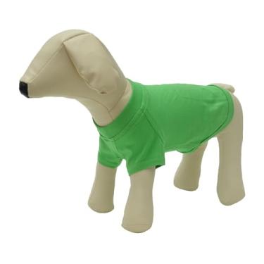 Imagem de Lovelonglong 2019 Trajes de animal de estimação Roupas de cachorro roupas em branco Camisetas para cães grandes médios pequenos 100% algodão 18 coresLovelonglong M (-9lbs) verde