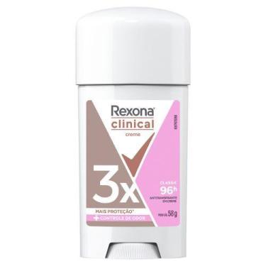 Imagem de Desodorante Rexona Clinical Classic Antitranspirante 96H Creme 58G