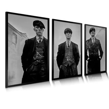 Imagem de Quadro Decorativo Trio Peaky Blinders Luxo Escritório Sala Quarto Hall