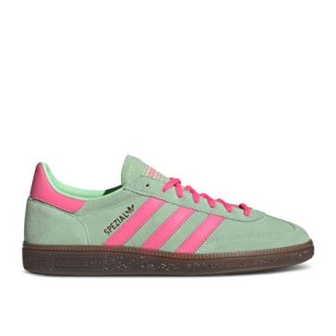 Imagem de adidas Tênis masculino de handebol, Semi verde cintilante/rosa lúcido/chiclete, 40
