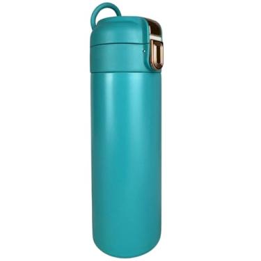 Imagem de Garrafa Térmica Água Inox 450ML Academia Squeeze Carro LM-P1474-AZ (Azul)