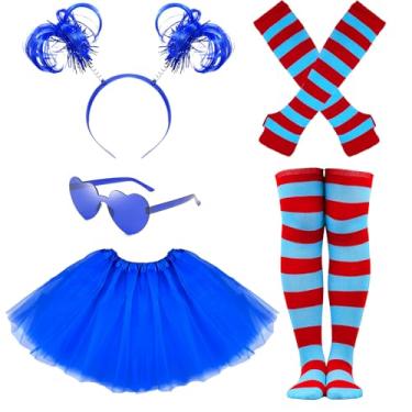 Imagem de Conjunto de saia tutu listrada para fantasia de Halloween, 3 camadas, saia tutu de tule, cauda de cavalo para o Dia das Bruxas, Metálico, M