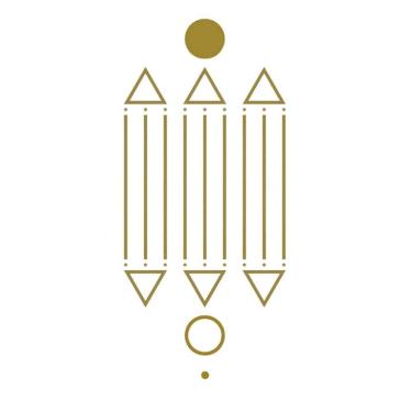 Imagem de Adesivo Radiônico Desenho De Luxor - 9 Adesivos - 7,5 Cm