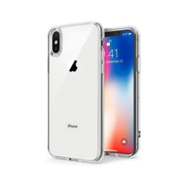 Imagem de Capa Capinha Clear Case Space X Rígida Anti Amarelamento Resistente Para iPhone (iPhone XS Max)