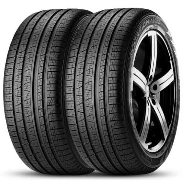 Imagem de Kit 2 Pneu Pirelli Aro 18 225/55R18 98V Scorpion Verde All Season Seal