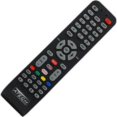 Imagem de Controle Remoto Tv Led Semp Tcl Rc199E Netflix E Youtube - Atech eletr