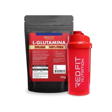 Imagem de Suplemento em Pó Re Fit Nutrition Importado 100% Puro Aminoácido L-Glutamina 300g-Unissex