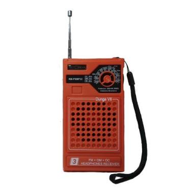 Imagem de Rádio portátil - rm-psmp32 -om/fm/oc - motobras, Laranja