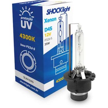 Imagem de Lâmpada Shocklight Xenon D4s 4300k 35w 12v Luz Amarela