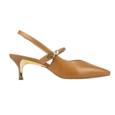 Imagem de Sapato Scarpin Chanel Luz da Lua Slingback Amendoa