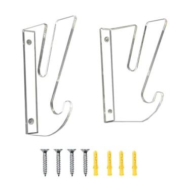 Imagem de Pegciuho Suporte de Parede para Skate, Ferramenta de Armazenamento, Suporte para Prancha de Wakeboard, Suporte para Prancha de Surfe, Suporte de Parede para Sn, claro