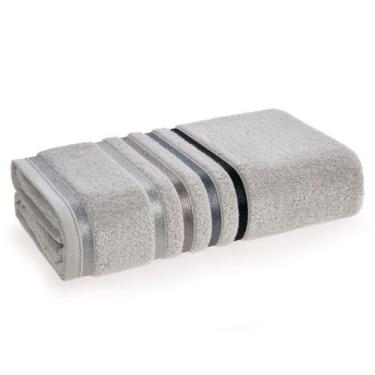 Imagem de Toalha De Rosto Karsten Lumina Fio Penteado 500g/m² Antipilling, Cinza
