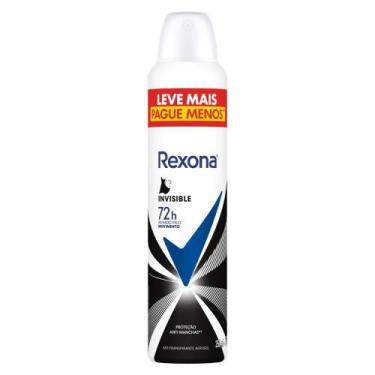 Imagem de Desodorante Antitranspirante Aerosol Feminino Rexona Invisible 72 hora