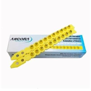 Imagem de Fincapino Espoleta Amarelo Calibre 27 Maganizado Ancora 100 - Abc-Gemo