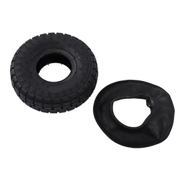 Imagem de Conjunto Combinado de Tubo Interno de Pneu 4.10 3.50 4 pol. Caminhões Manuais Multifuncionais Carrinhos de Mão Reboques de Quintal