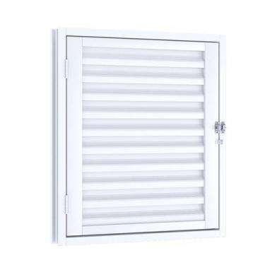 Imagem de Porta de Aço Alçapão 60x60cm com Porta Cadeado Riobras