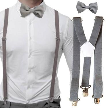 Imagem de Kit Suspensório E Gravata Borboleta Adulto Com Regulagem - MCOLIS, Cin