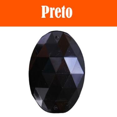 Imagem de Chaton Oval Taz-021 - 25mm - Preto - Nº: 14 - Nybc