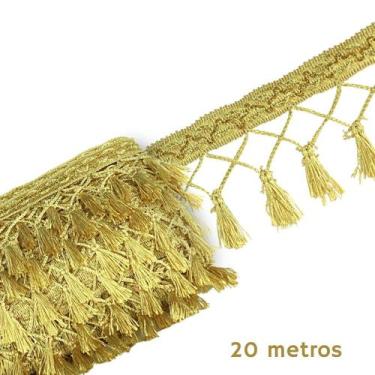 Imagem de Pingente De Seda Tassel - Fita- Mostarda - Nº: 130 C/20M- Nybc