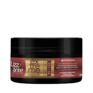 Imagem de Máscara Extreme Repair 300g Lizz ante Pós Química Recupera e Restaura 