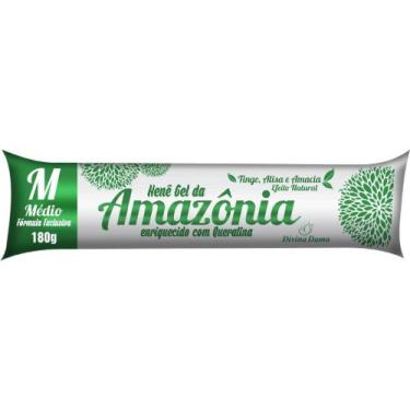 Imagem de Hene em gel amazonia 180gr bisnaga preto medio (preto natural) - DIVIN