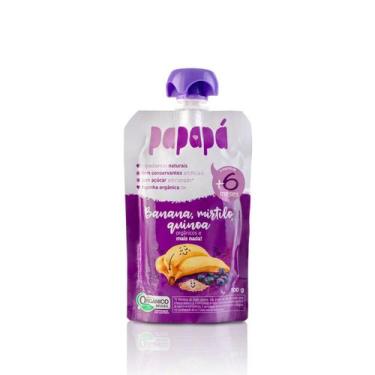 Imagem de Papinha PAPAPÁ ORGÂNICA BANANA MIRTILO QUINOA 100g