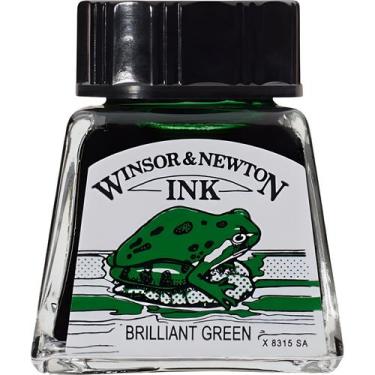 Imagem de Tinta Nankin para Desenho Winsor & Newton Escolha a Cor, BRILLIANT GRE
