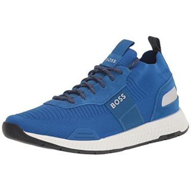 Imagem de BOSS Tênis de corrida masculino Mesh Mix, Azul royal brilhante, 45
