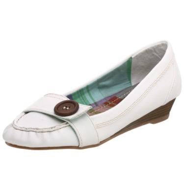 Imagem de Madden Girl Anabela feminino Buttton, Branco, 9