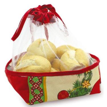 Imagem de Porta Pão e Panetone Natalina Papai Noel - Expressão Feminina