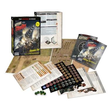 Imagem de Modiphius Entertainment: Achtung! Cthulhu: Starter Set - RPG Boxed Set w/ 2 Books, Maps, Dice & Character Sheets, 2d20 System, Pulp Horror Roleplaying