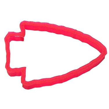 Imagem de Cortador de biscoito de plástico com cabeça de flecha, 8,9 cm PC0251