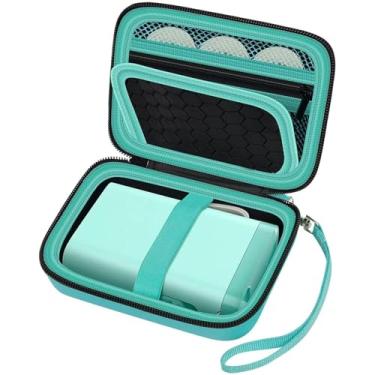 Imagem de Comecase Hard Case Compatible with Capcom /for Blaze Taito Super Pocket/ for RG353V/ RG35XX/ RG353VS Retro Handheld Game Console, with Mesh Pocket for Evercade Cartridges and Accessories-Green