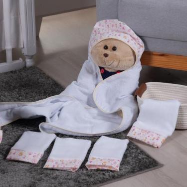 Imagem de Kit fraldinha e toalha capuz bebê maternidade - Monzillo Baby & Kids, 
