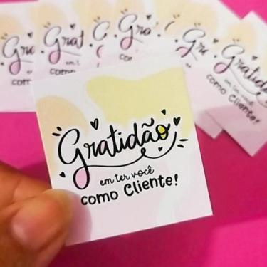 Imagem de Cartão de Agradecimento - 50 Unidades - Rany personalizados