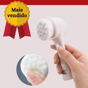 Imagem de Escova de Limpeza Facial 2 em 1 Cerdas Macias Esfoliante - Nibus