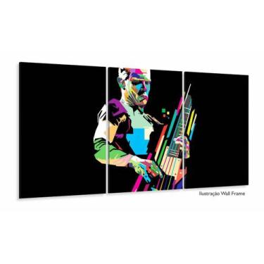 Imagem de Quadro decorativo Red Hot Chili Peppers - Tela em Tecido - Wall Frame