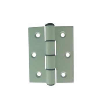 Imagem de Dobradica 70x70 aluminio branca porta de abrir kit 3 un - VCB