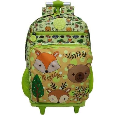 Imagem de Mala Escolar Infantil Com Rodas College Xeryus 10.090 Verde Verde, M, 