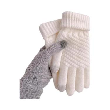 Imagem de Luvas de Ciclismo Femininas de Inverno - Quentes, com Tela Touchscreen