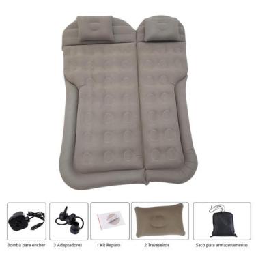 Imagem de Cama Inflável Colchão Carro Camionete Veicular Viagem Cinza - Veon, Ci
