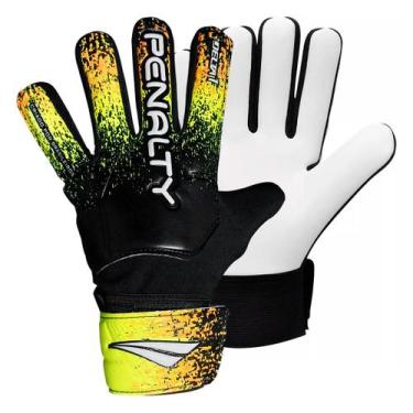 Imagem de Luva De Goleiro Penalty Infantil Profissional Campo Society, M, Preto,