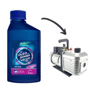 Imagem de Óleo Bomba de Vácuo Lubrificante Vegetal para Refrigeração 01Lt ISO VG46 