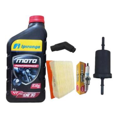 Imagem de Kit Revisão Cg 150 Titan 2011 A 2013 Troca Oleo Vela Filtros - IPIRANG