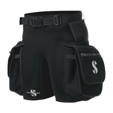 Imagem de SCUBAPRO Short de mergulho feminino Hybrid Cargo, 1 mm, neoprene X-Foam, com bolsos grandes e cinto ajustável, pequeno