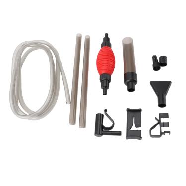 Imagem de Aspirador de pó de Sifão de Aquário Limpa Eficientemente Cascalho e Areia, Fácil Operação para Troca de água de Tanque de Peixes [Limpeza de Tanque de Peixes]